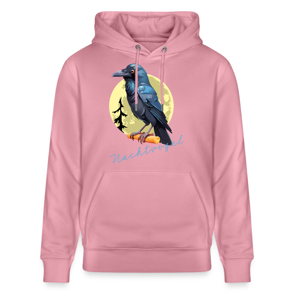 Unisex Hoodie mit NACHTVOGEL PRINT - Lila Traum