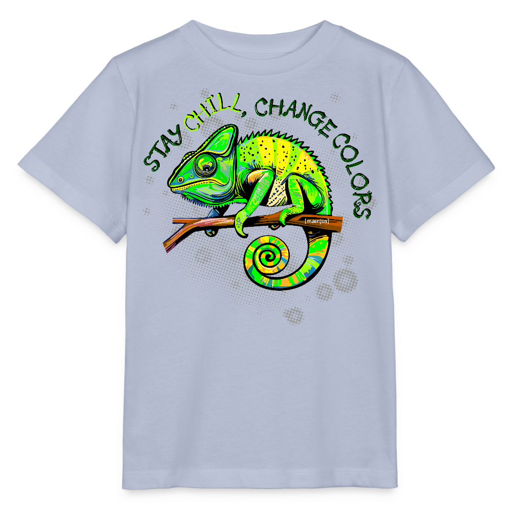 MNJS KIDS Bio T-Shirt mit CAMAELEON PRINT - Lavendel-Violett