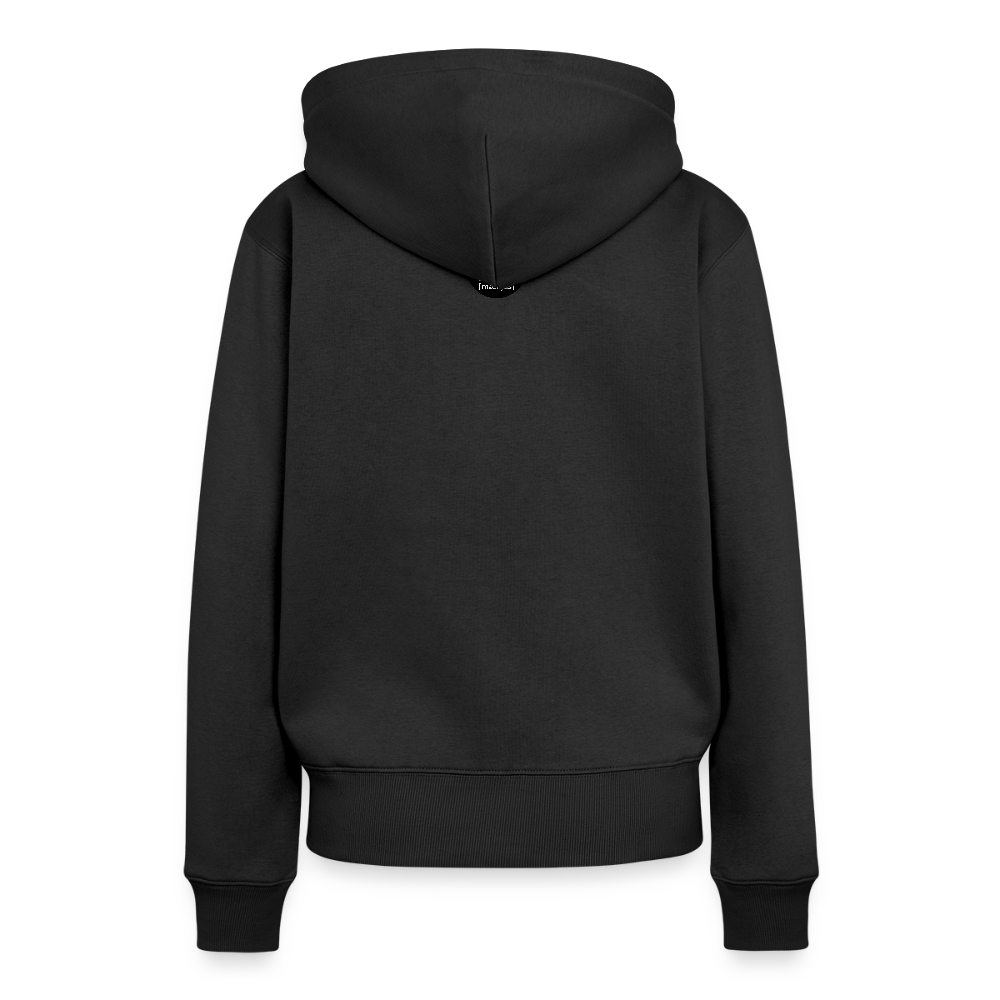 Frauen Premium Hoodie mit RAKETE PRINT - Schwarz