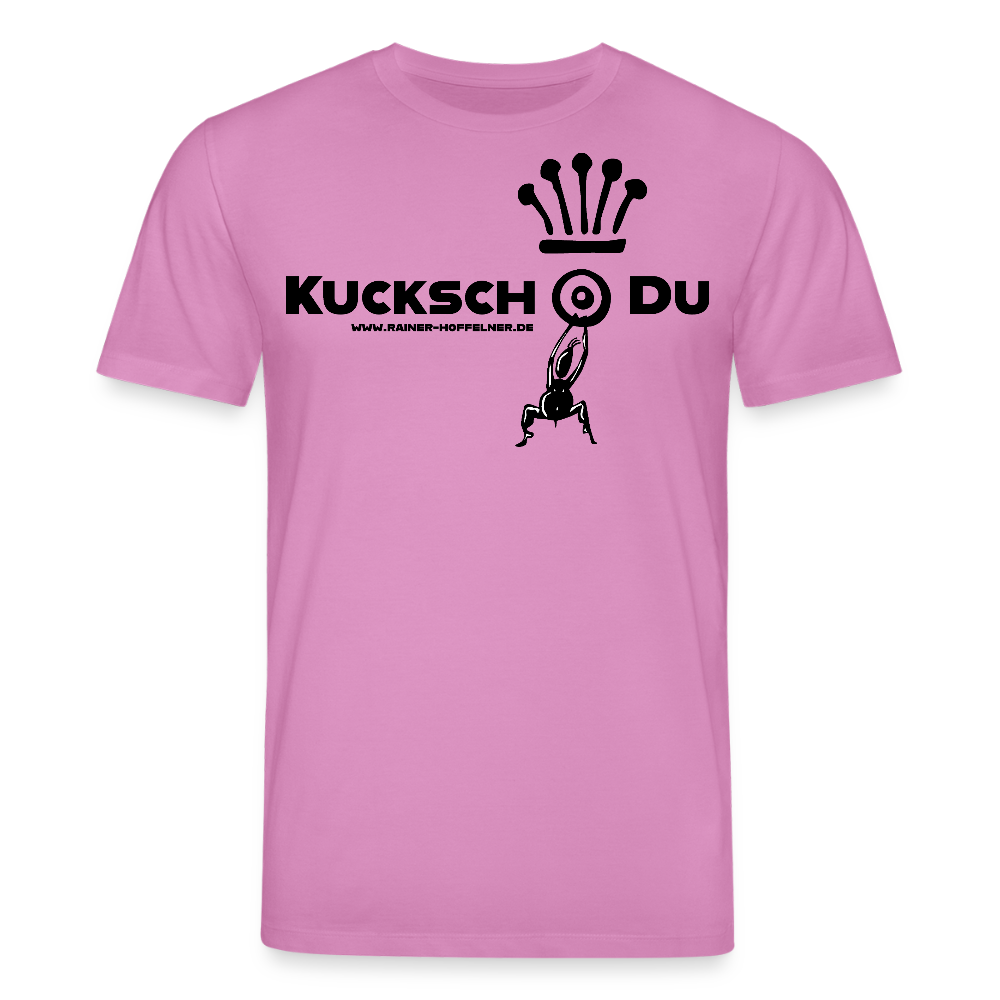 Unisex Bio-T-Shirt mit KUCKSCH DU PRINT - Pink
