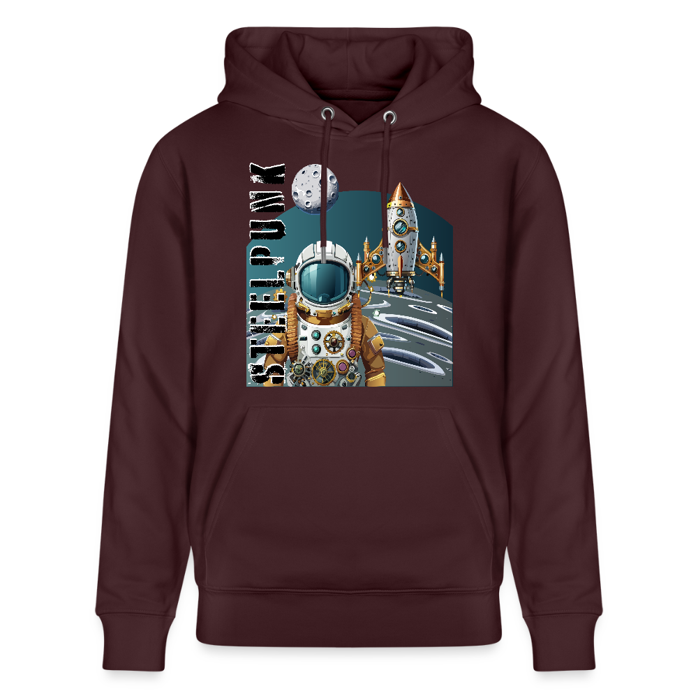 Unisex Hoodie mit STEELPUNK PRINT - Maroon