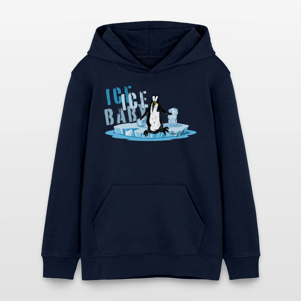 MNJS TEENS Bio-Hoodie mit ICE ICE BABY PRINT - Navy