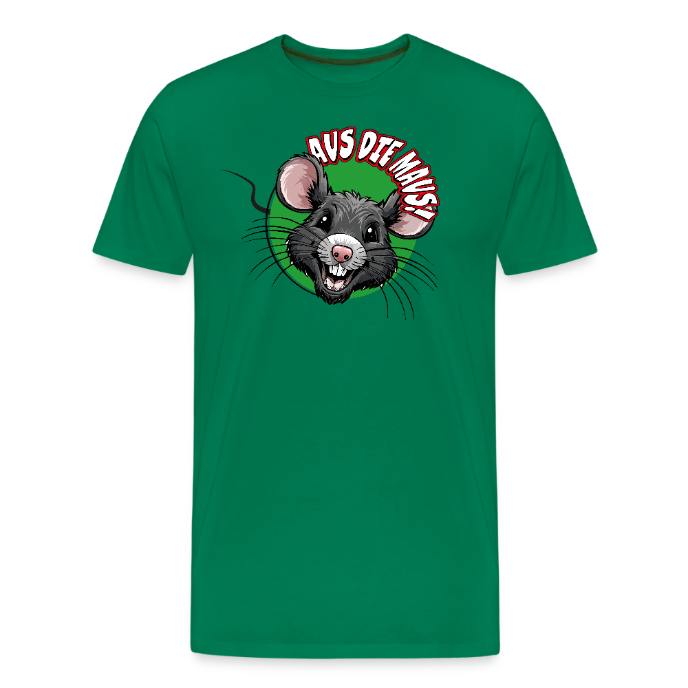 Männer Premium T-Shirt mit AUS DIE MAUS PRINT - Kelly Green