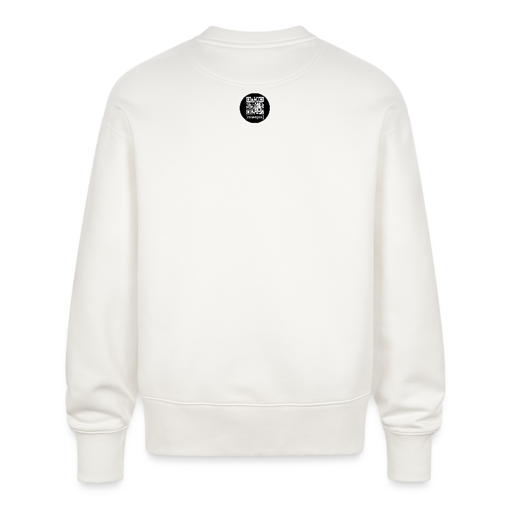 Unisex Oversize Pullover mit zündX PRINT - OFF WHITE