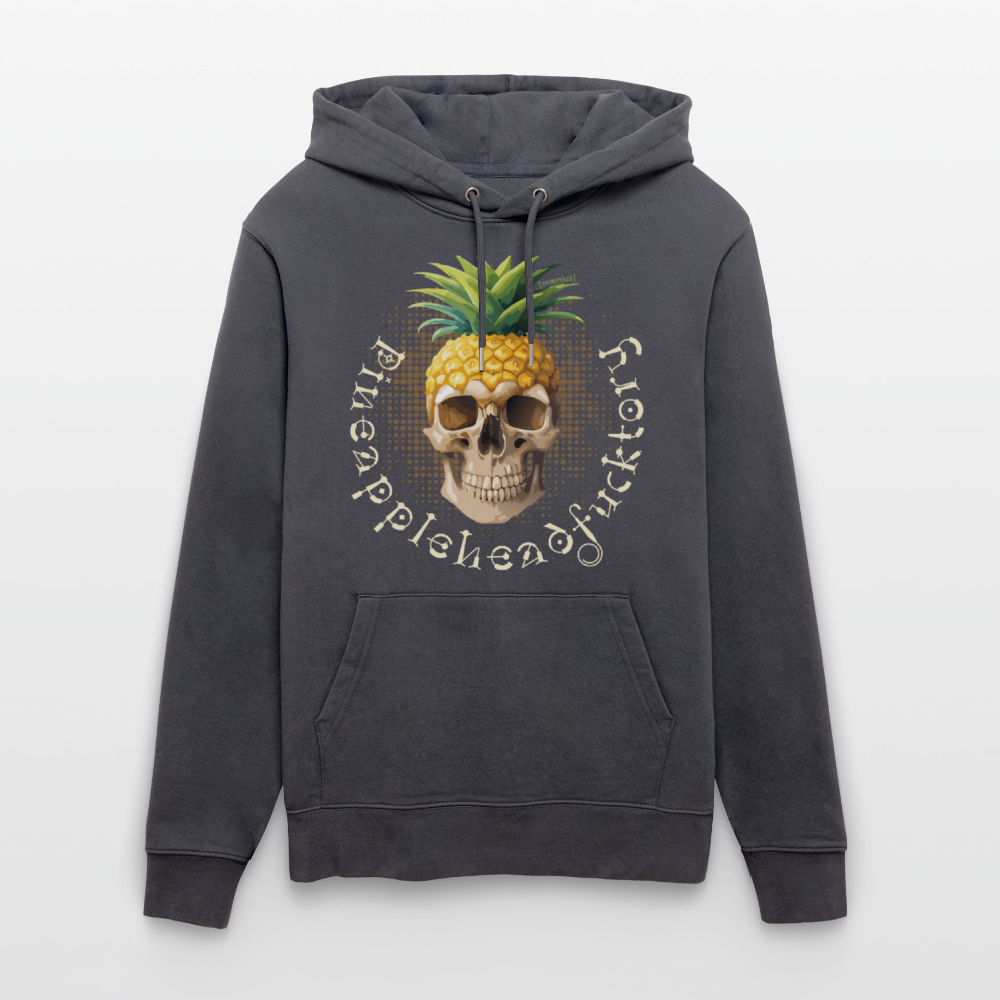 Unisex Hoodie mit PINEAPPLE SKULL PRINT - Indigoblau