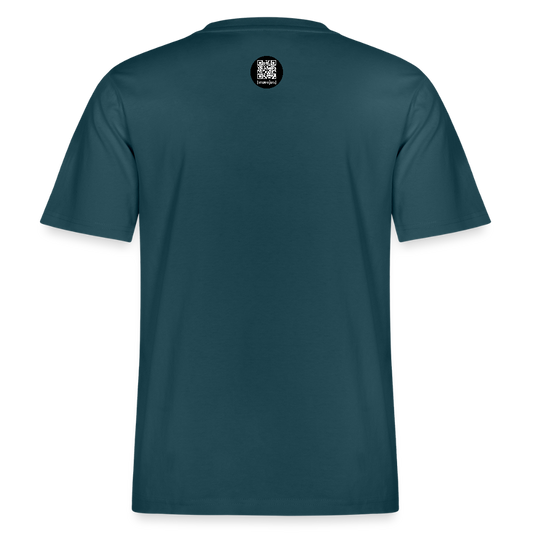 Unisex Bio-T-Shirt mit OKTOBERFEST SKULL BOY PRINT - Dunkles Petrol