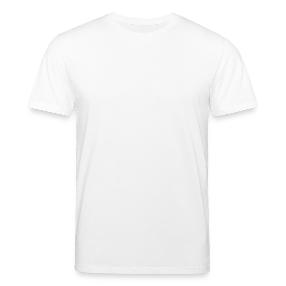 Unisex Bio-T-Shirt mit Flying Cow Print Rückseite - Weiß
