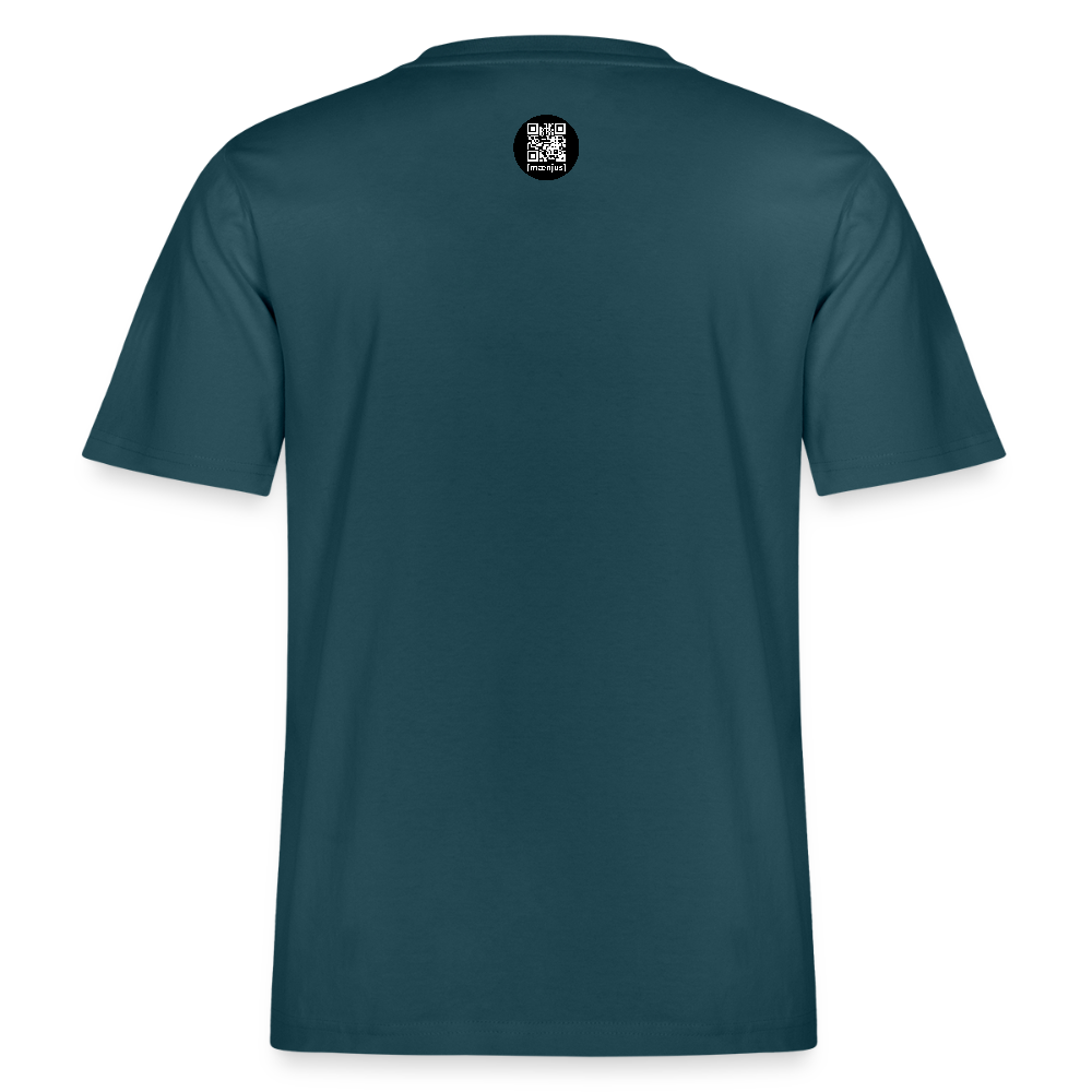 Unisex Bio-T-Shirt mit MNJS CREW no limits PRINT - Dunkles Petrol