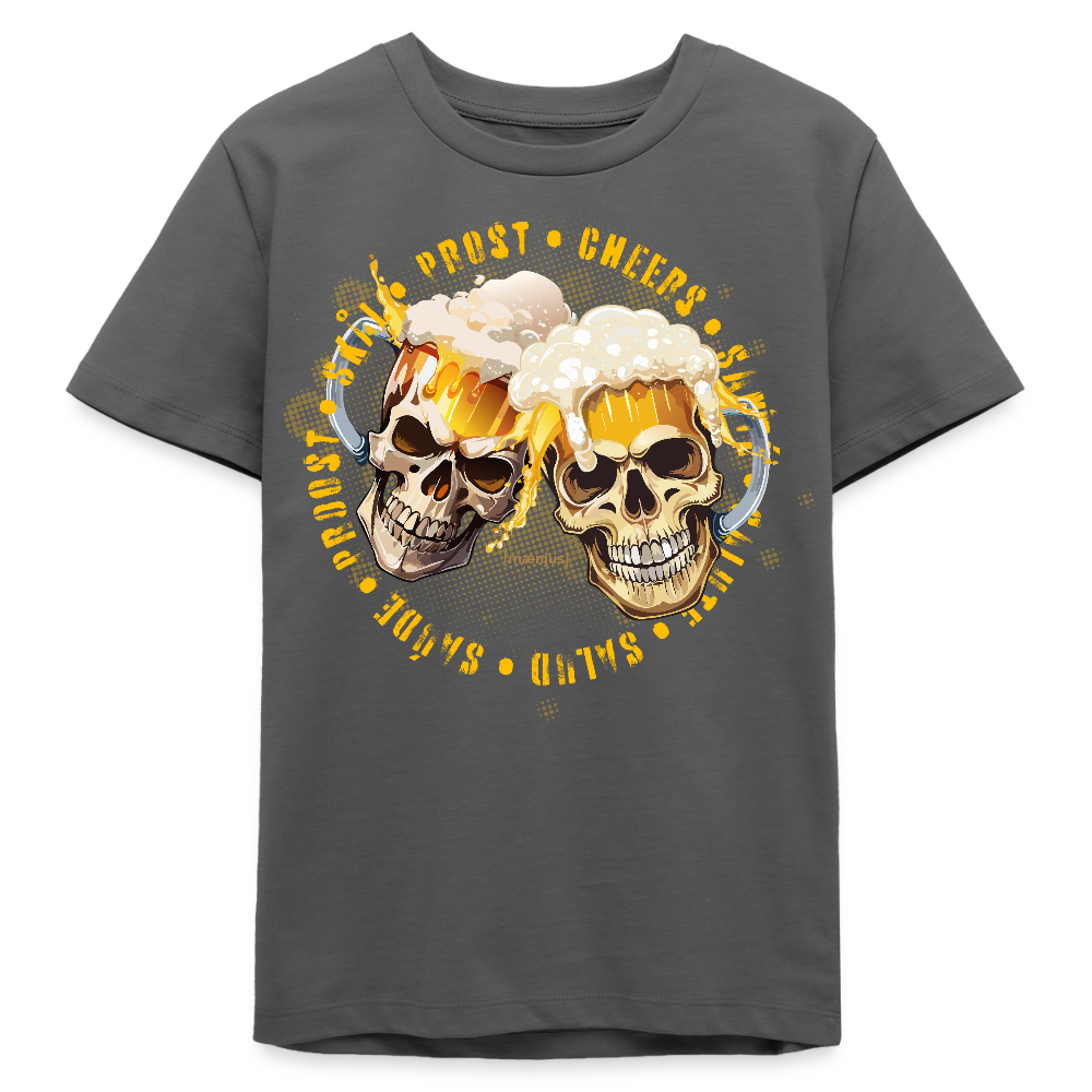 MNJS TEENS Bio T-Shirt mit OKTOBERFEST EDITION BOYS PRINT - Anthrazit