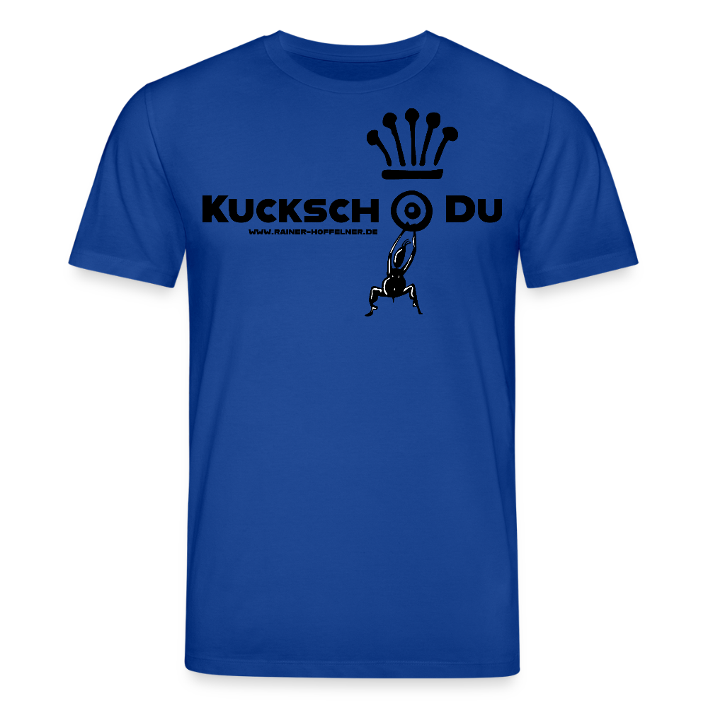Unisex Bio-T-Shirt mit KUCKSCH DU PRINT - Dunkelblau