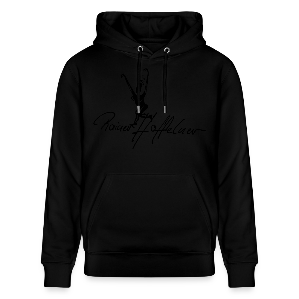 Unisex Bio-Hoodie mit TUSCHEWEIBCHEN PRINT - Schwarz