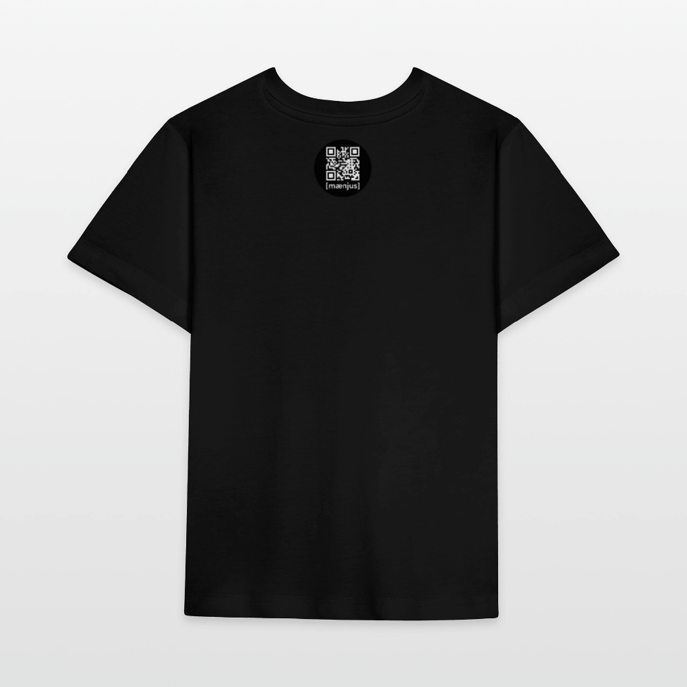 MNJS KIDS Bio T-Shirt mit MONKEY PRINT - Schwarz