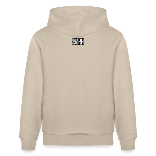 Unisex Bio-Hoodie mit STREET ART PRINT - Beige