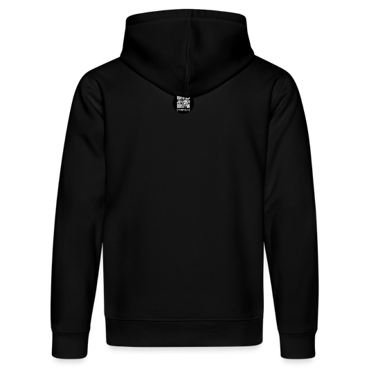 Unisex Bio-Hoodie mit MNJS CREW no limits PRINT - Schwarz