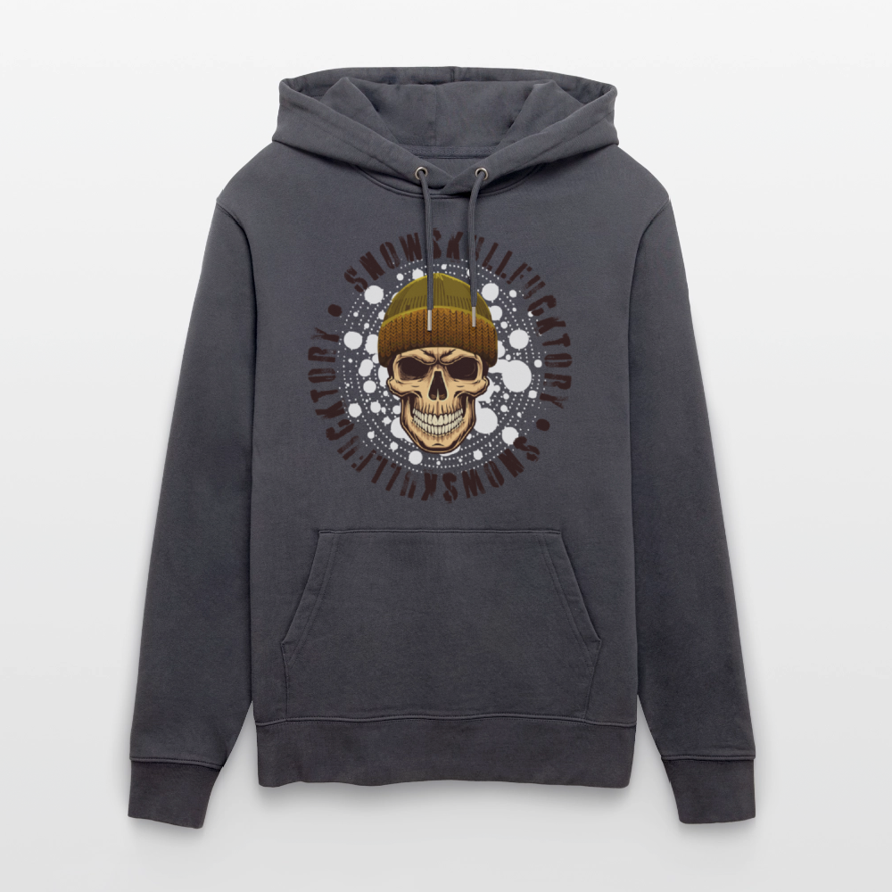 Unisex Hoodie mit SNOWSKULL PRINT - Indigoblau