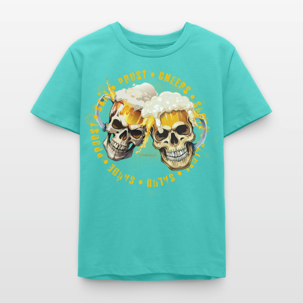 MNJS TEENS Bio T-Shirt mit OKTOBERFEST EDITION BOYS PRINT - Poolblau