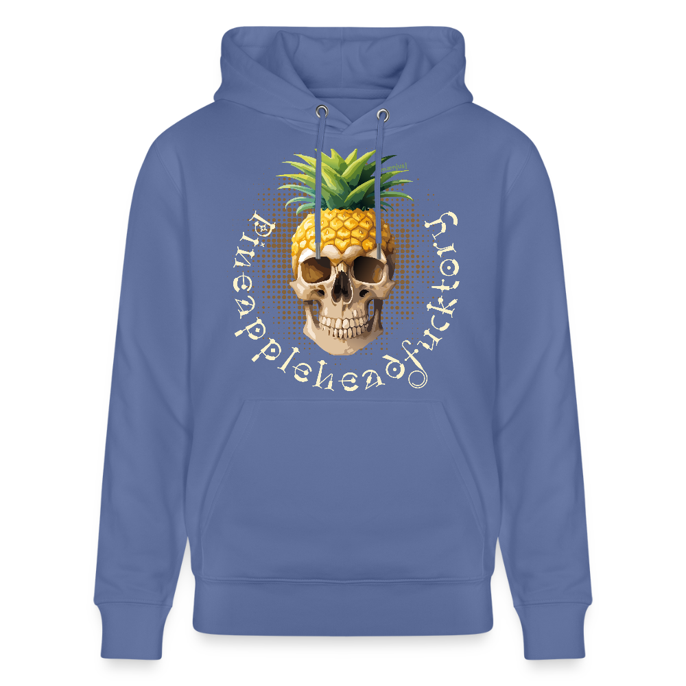 Unisex Hoodie mit PINEAPPLE SKULL PRINT - Blau