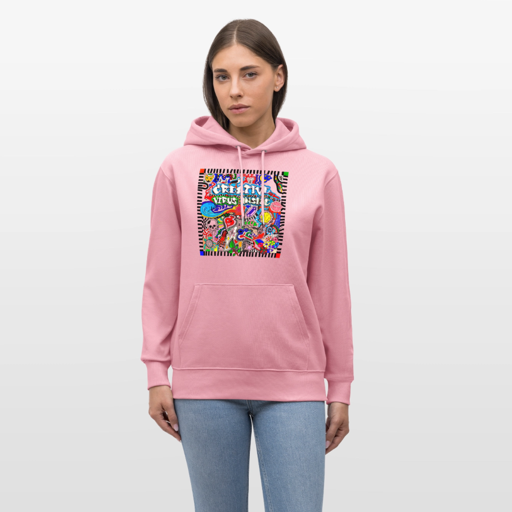 Unisex Bio-Hoodie mit CREATIVE VIRUS INSIDE PRINT - Lila Traum