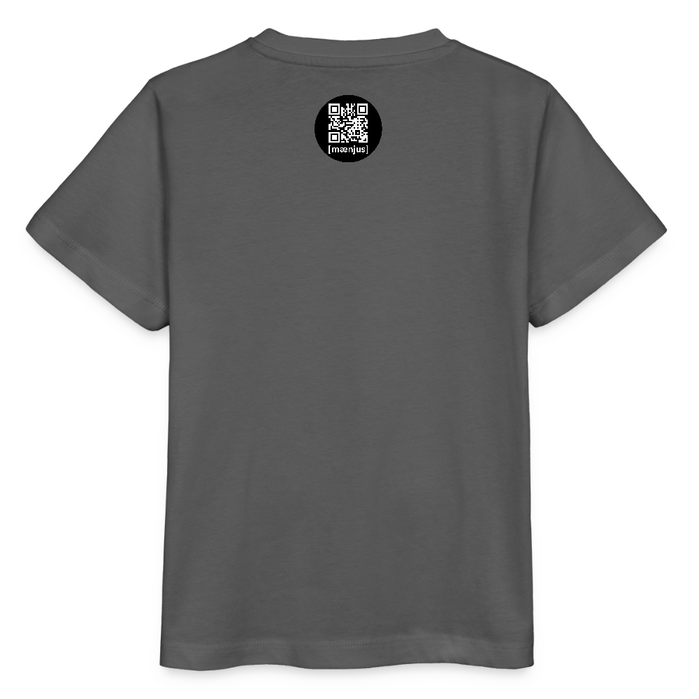 MNJS KIDS Bio T-Shirt mit ROCK YOUR LIFE PRINT - Anthrazit