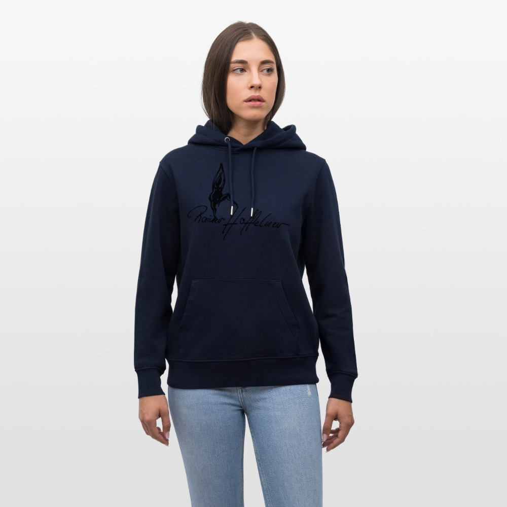 Unisex Bio-Hoodie mit TUSCHEMÄNNCHEN PRINT - Navy