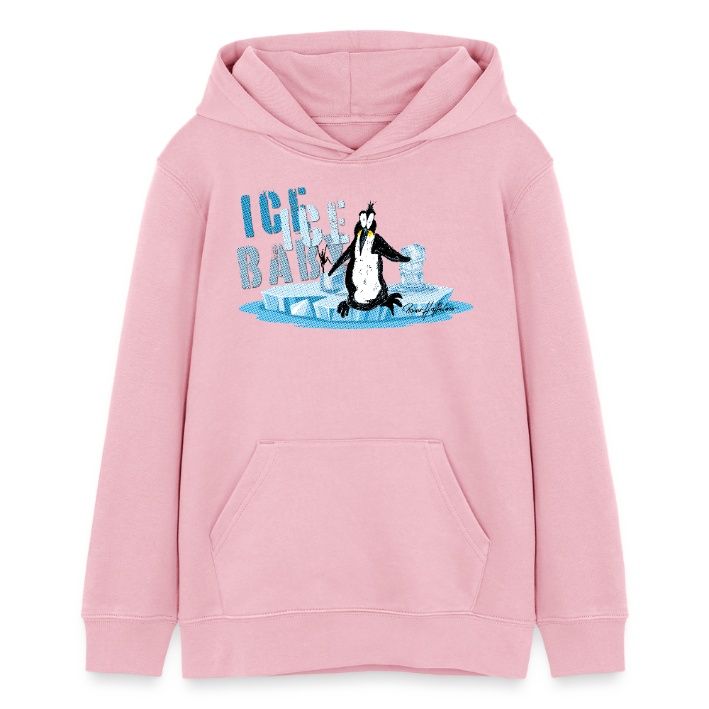 MNJS TEENS Bio-Hoodie mit BE DIFFERENT PRINT - Hellrosa