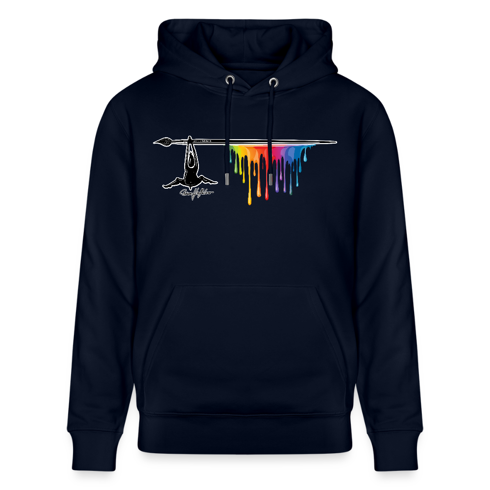 Unisex Hoodie mit TUSCHEMÄNNCHEN PRINT - Navy