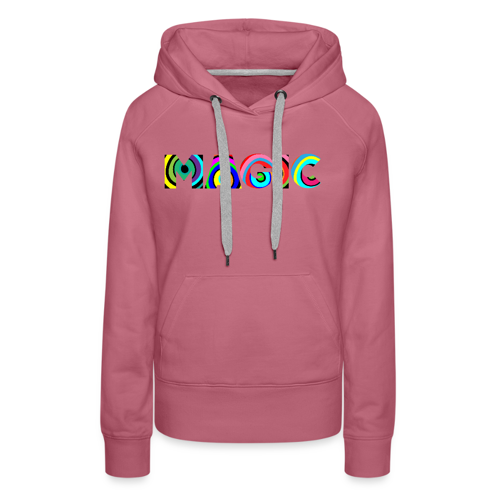Frauen Premium Hoodie mit MAGIC PRINT - Malve