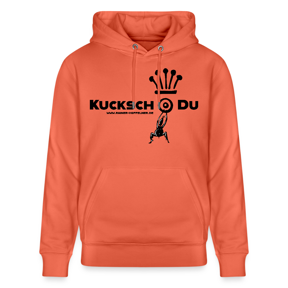 Unisex Hoodie mit KUCKSCH DU PRINT - Hellrot
