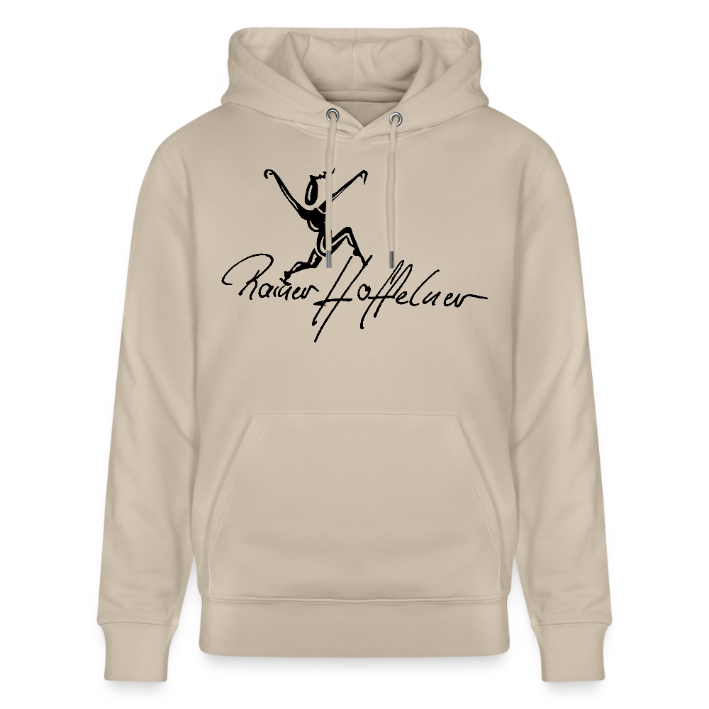Unisex Bio-Hoodie mit TUSCHEWEIBCHEN PRINT - Beige