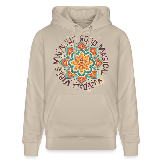 Unisex Bio-Hoodie mit MANDALA VIBES PRINT - Beige