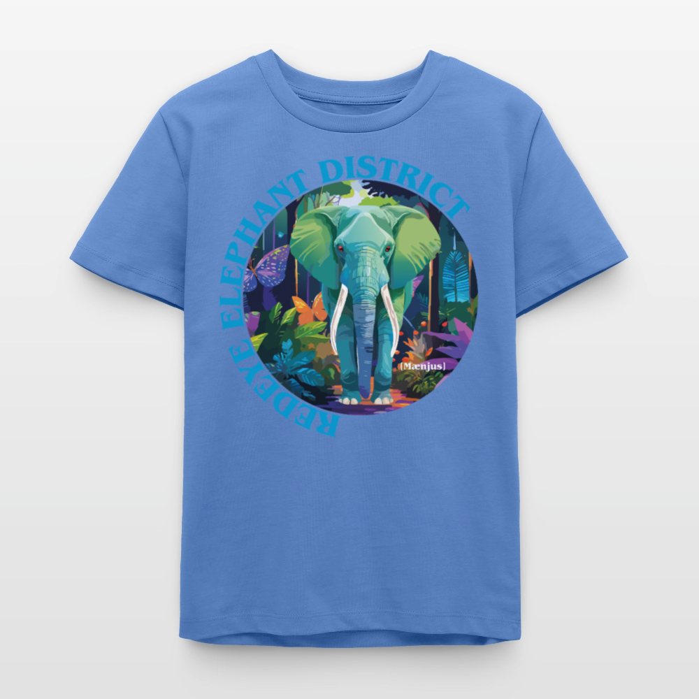 MNJS TEENS Bio T-Shirt mit REDEYE ELEPHANT DISTRICT PRINT - Blau