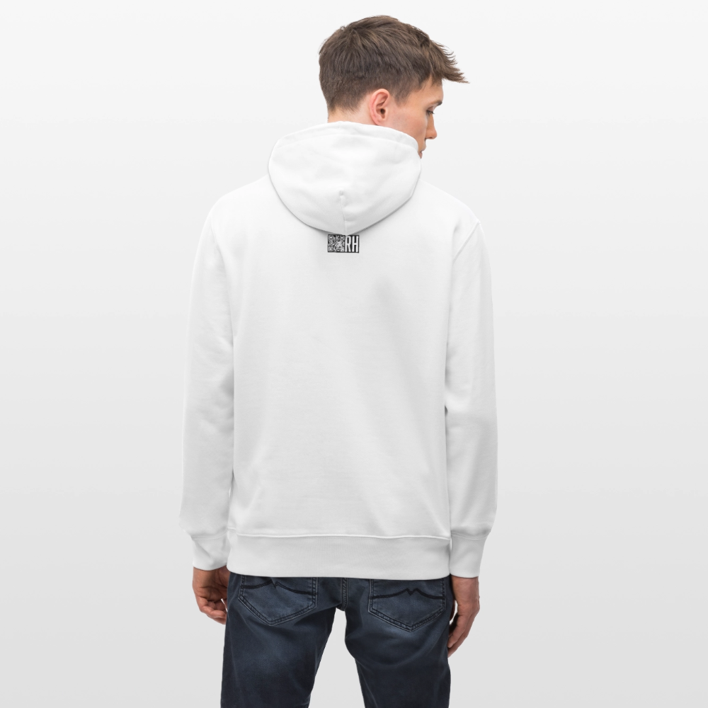 Unisex Bio-Hoodie mit CREATIVE VIRUS INSIDE PRINT - Weiß