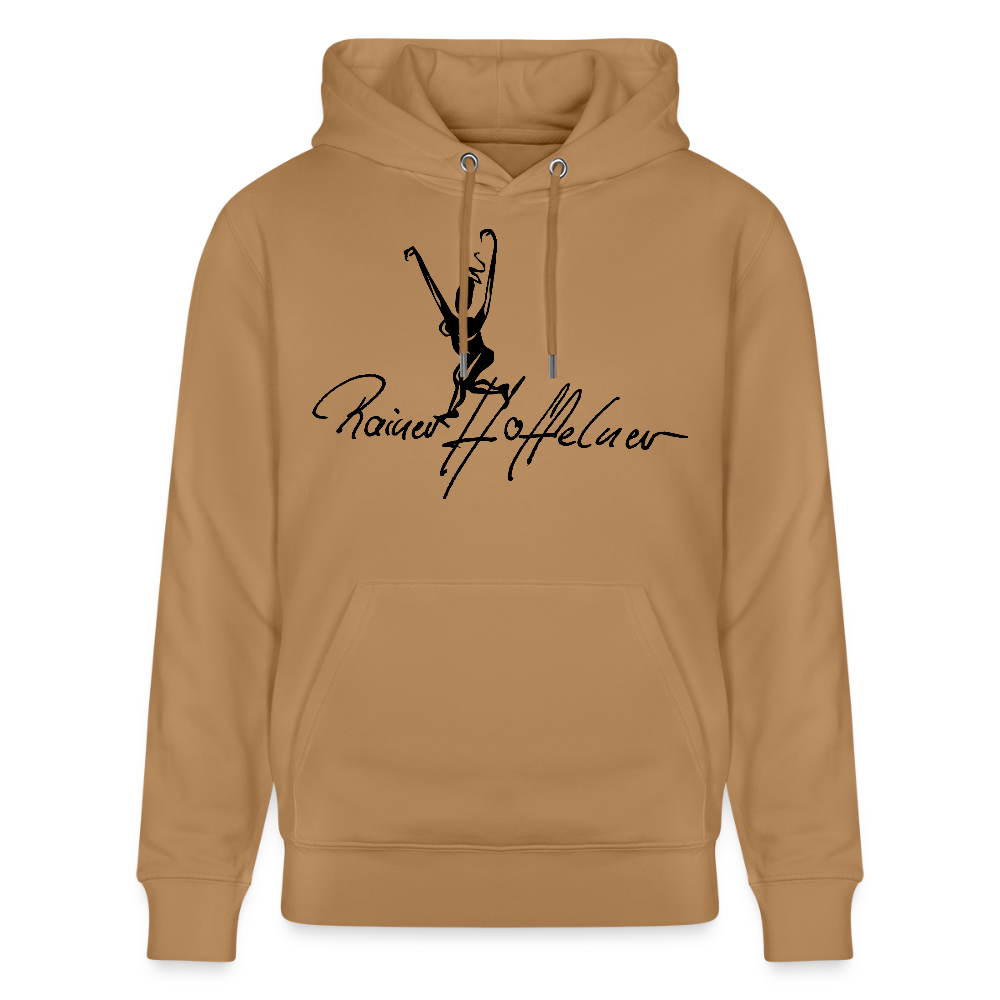 Unisex Bio-Hoodie mit TUSCHEWEIBCHEN PRINT - Karamell