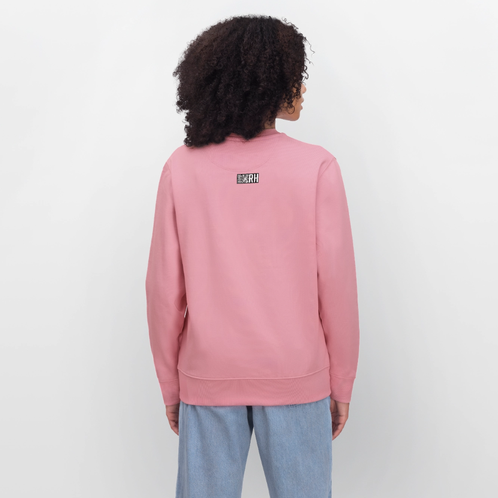 Unisex Bio-Sweatshirt mit ICE ICE BABY PRINT - Lila Traum