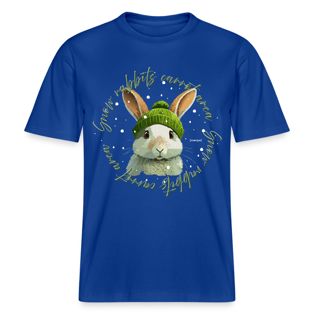 Unisex Bio-T-Shirt mit SNOW RABBITS CARROT AREA PRINT - Dunkelblau