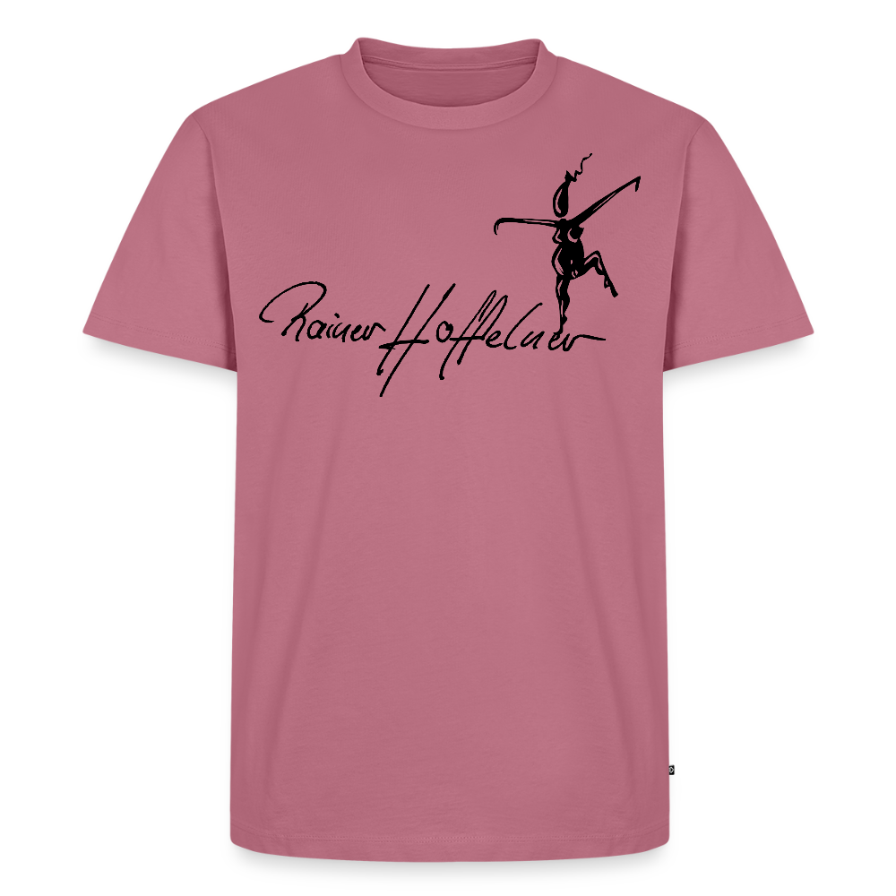 Männer Premium T-Shirt mit TUSCHEWEIBCHEN PRINT - Mauve