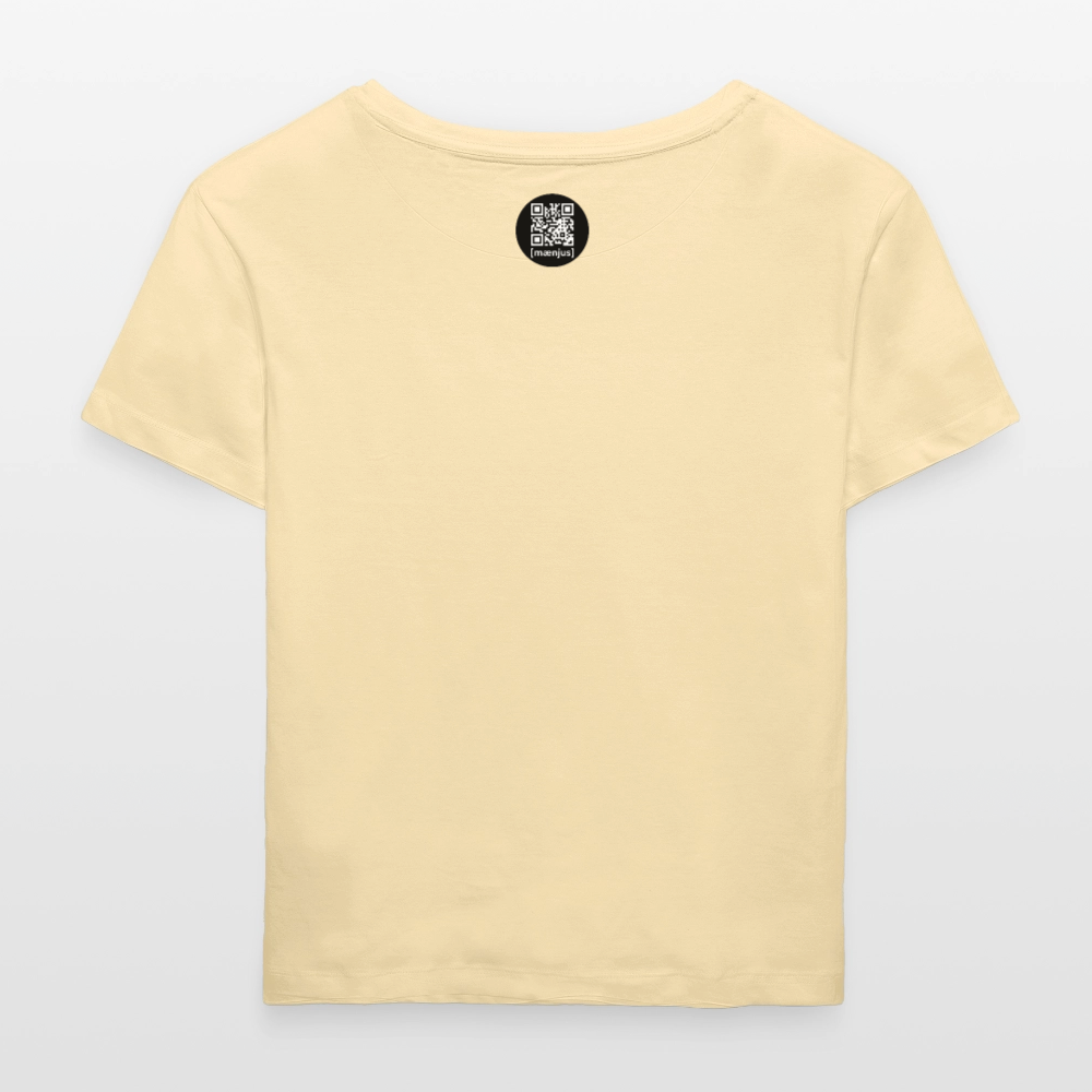 Frauen T-Shirt mit WINDROSE PRINT - Creme