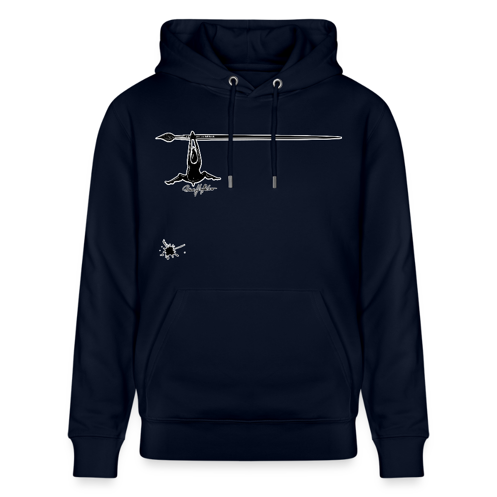 Unisex Hoodie mit TUSCHEMÄNNCHEN PRINT - Navy
