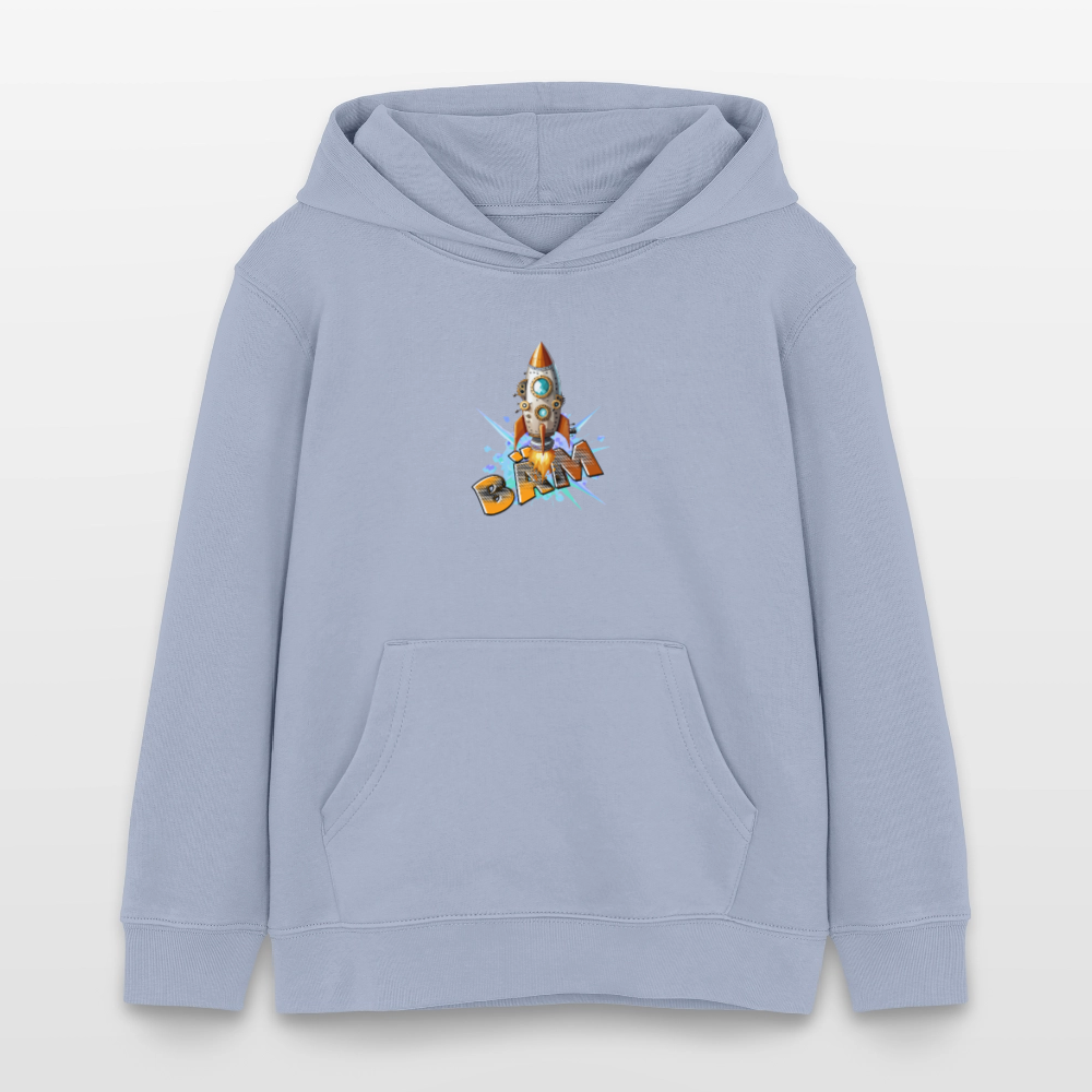 MNJS KIDS Bio-Hoodie mit BÄM PRINT - Lavendel-Violett