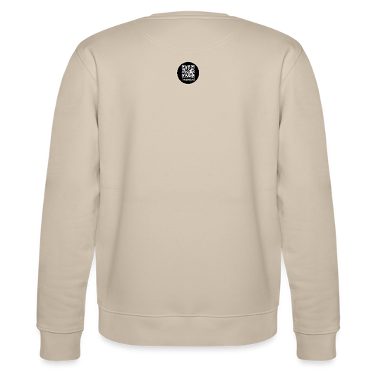 Unisex Bio-Sweatshirt mit SNOW RABBITS CARROT AREA PRINT - Beige