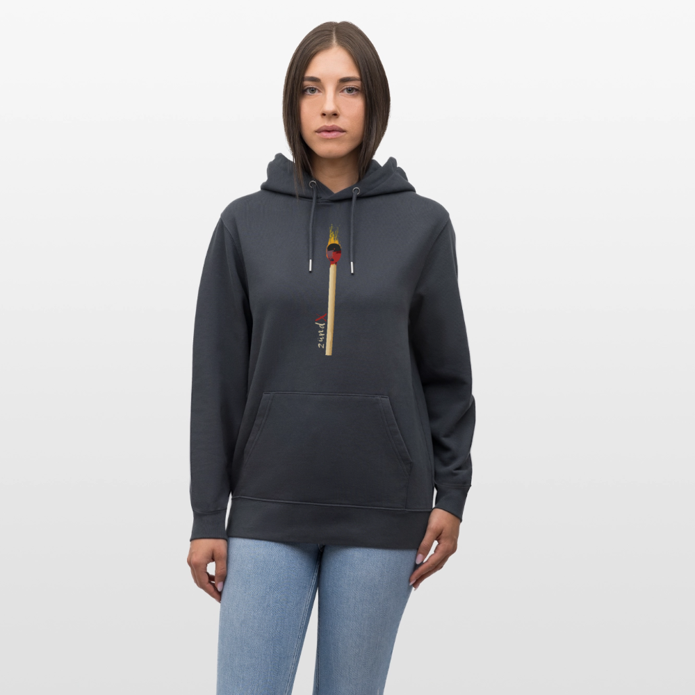 Unisex Hoodie mit zündX PRINT - Indigoblau