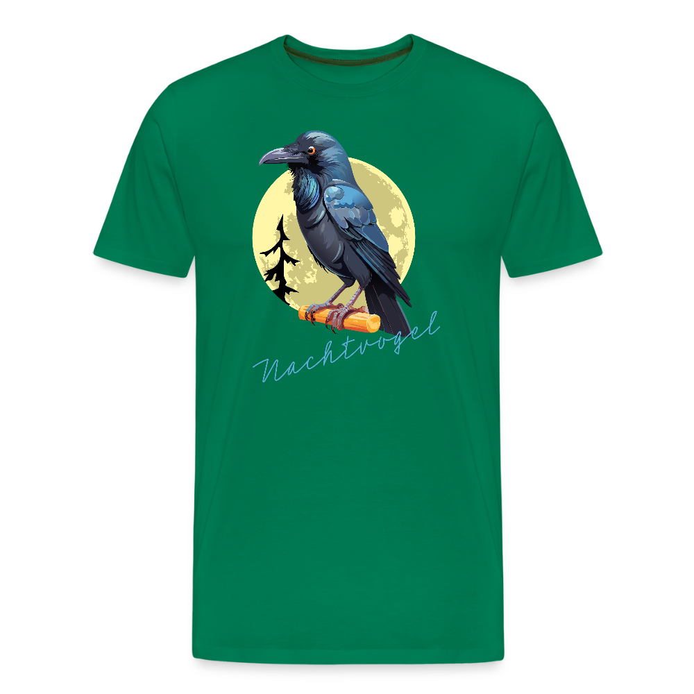 Männer Premium T-Shirt mit NACHTVOGEL PRINT - Kelly Green