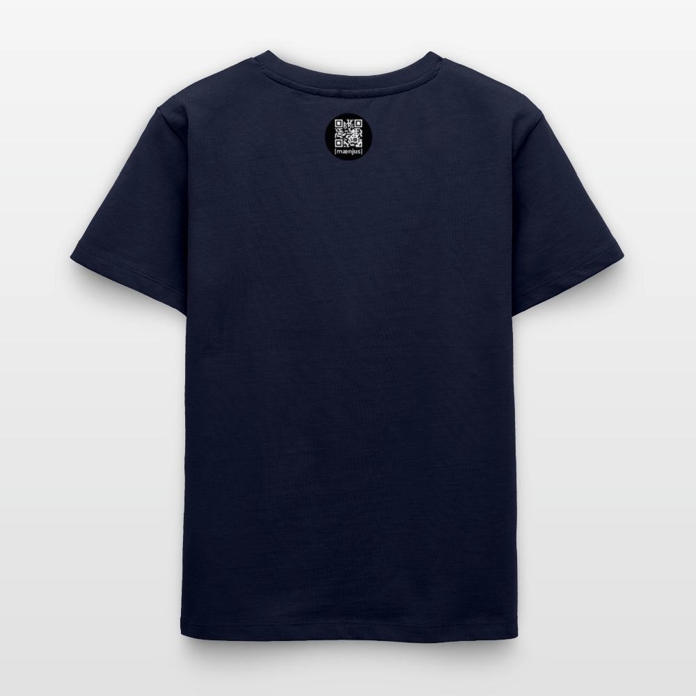 MNJS TEENS Bio T-Shirt mit MONKEY PRINT - Navy