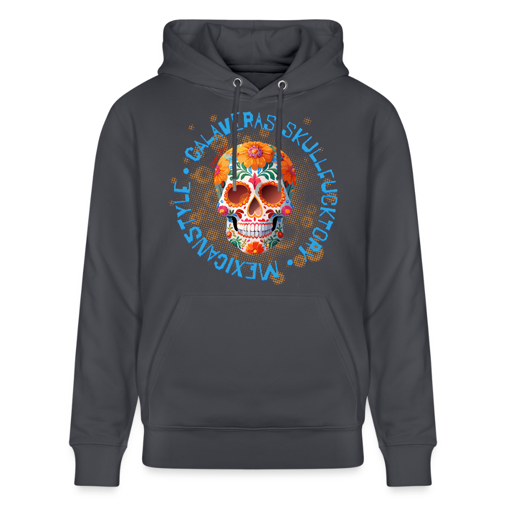 Unisex Hoodie mit CALAVERAS MEXICANSTYLE PRINT - Indigoblau