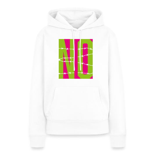 Frauen Premium Hoodie mit NO PRINT - Weiß