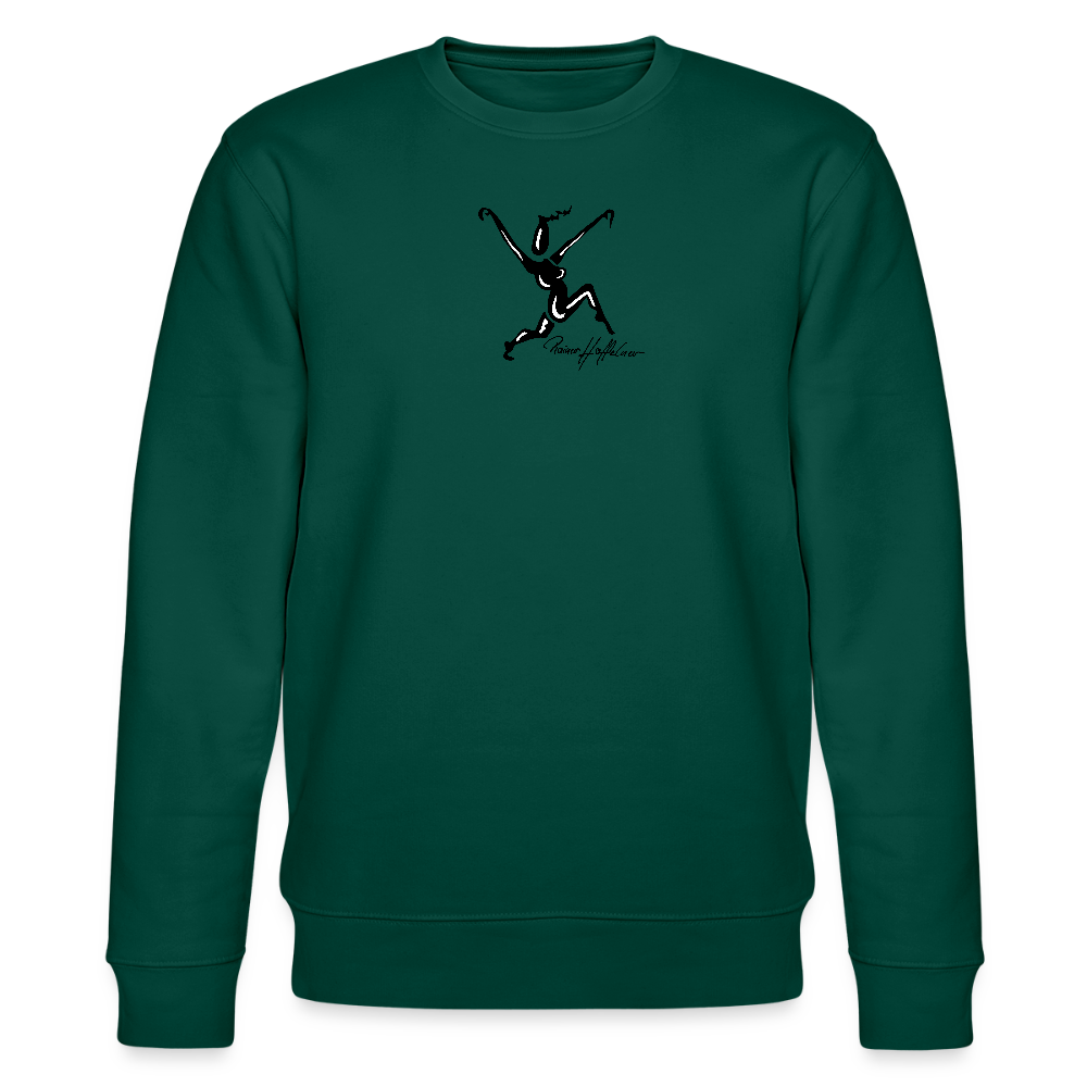 Unisex Bio-Sweatshirt mit TUSCHEWEIBCHEN PRINT - Forest