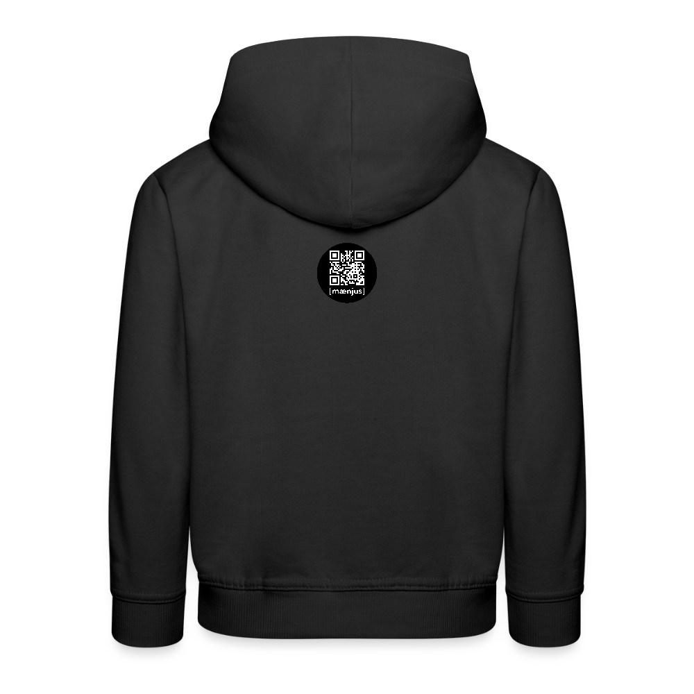 MNJS KIDS Premium Hoodie mit REDEYE ELEPHANT DISTRICT PRINT - Schwarz