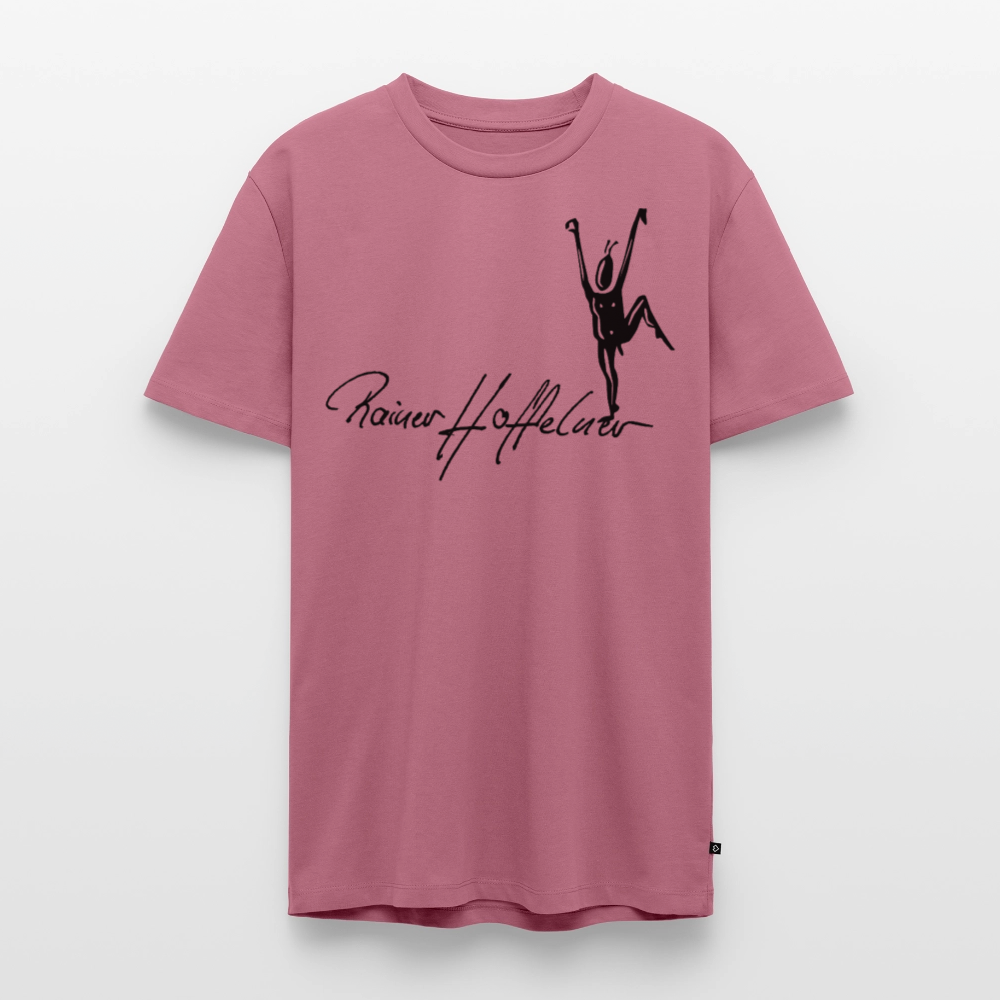 Männer Premium T-Shirt mit TUSCHEMÄNNCHEN PRINT - Mauve