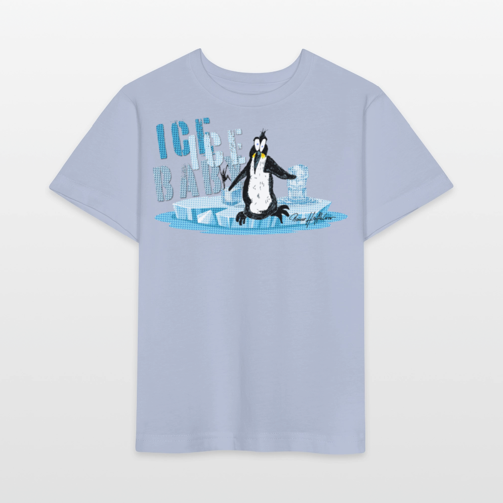 MNJS KIDS Bio T-Shirt mit ICE ICE BABY PRINT - Lavendel-Violett