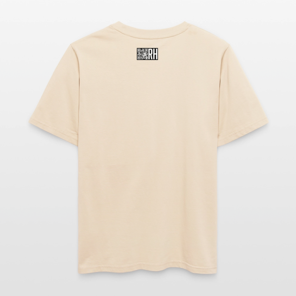 Unisex Bio-T-Shirt mit TUSCHEWEIBCHEN PRINT - Weißgrau